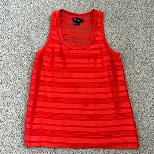 🌟Trouve Silk Chiffon Layered Tank, XS🌟